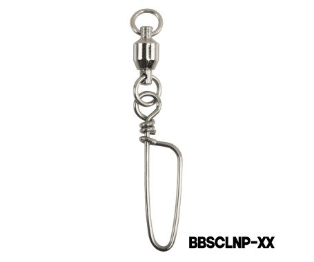 AQUA MARINE - Ball Bearing Swivels With Coastlock Snap Nickel Plated